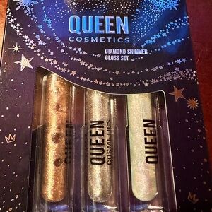 Queen Cosmetics Diamond Shimmer Gloss Set Astral Projection, Space Party, Tease